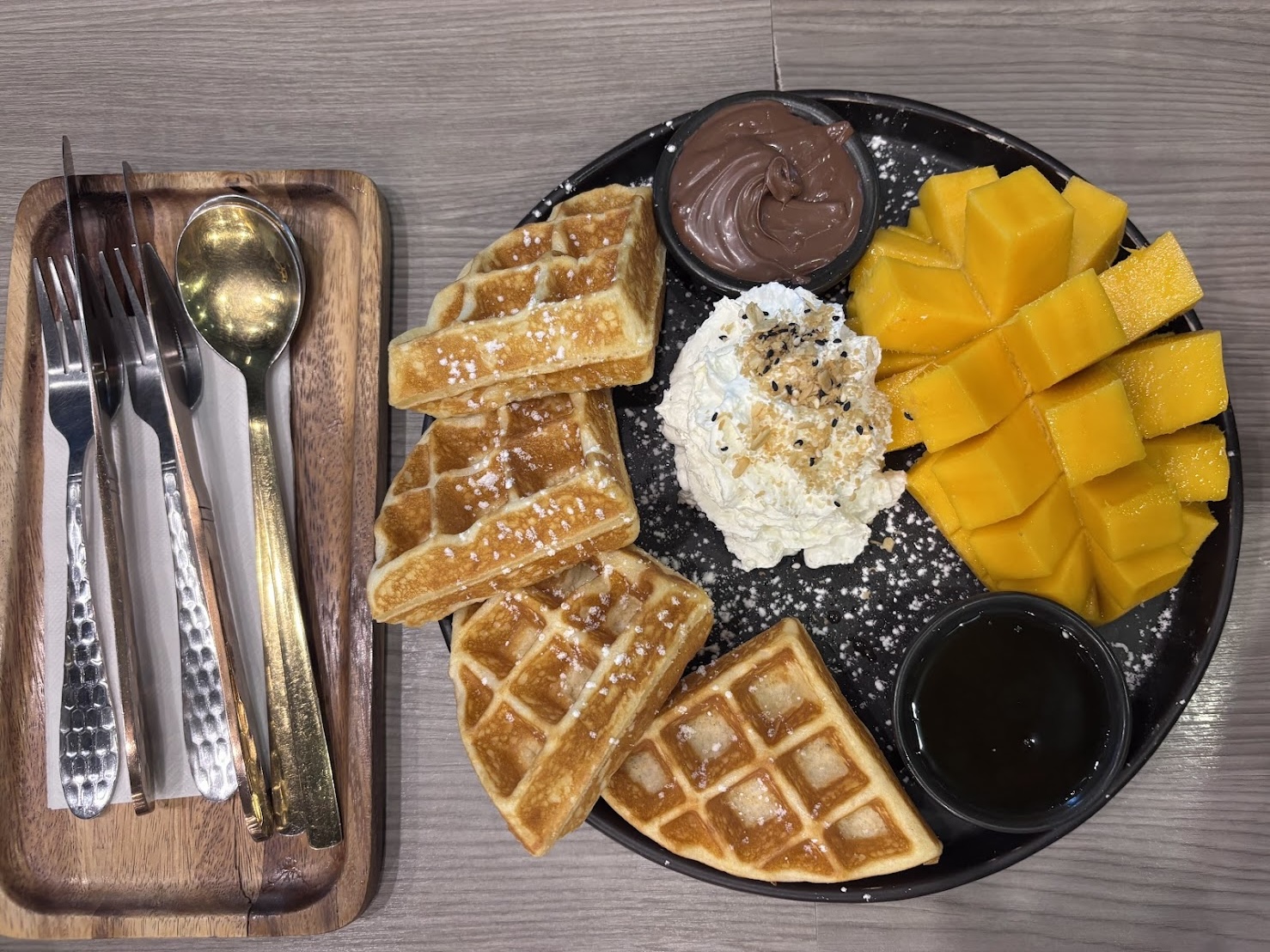 Delicious mango dessert at Mango Garden in Phi Phi Island