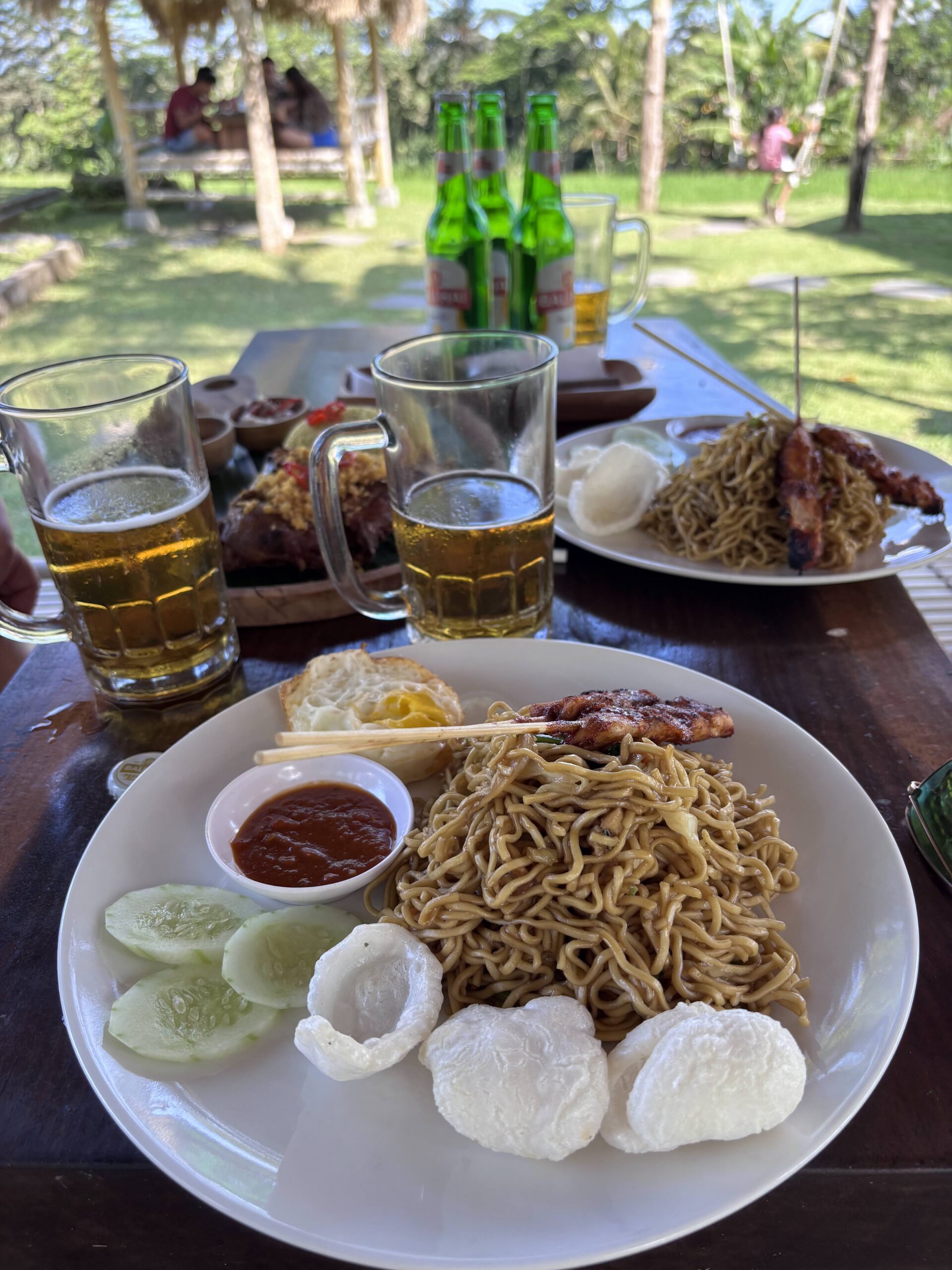 Local restaurant D’carik Tibumana near Tibumana Waterfall, perfect for a relaxing bite after visiting